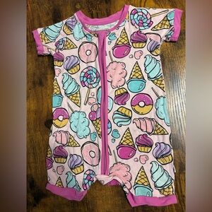 Little Sleepies Pink Ice Cream and Donuts Pajama Set